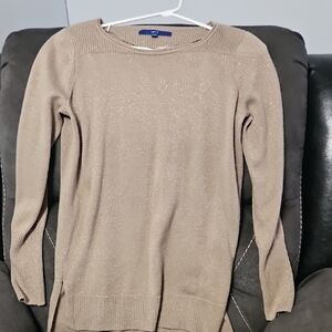 Apt. 9 Shimmering Beige Knit Top
